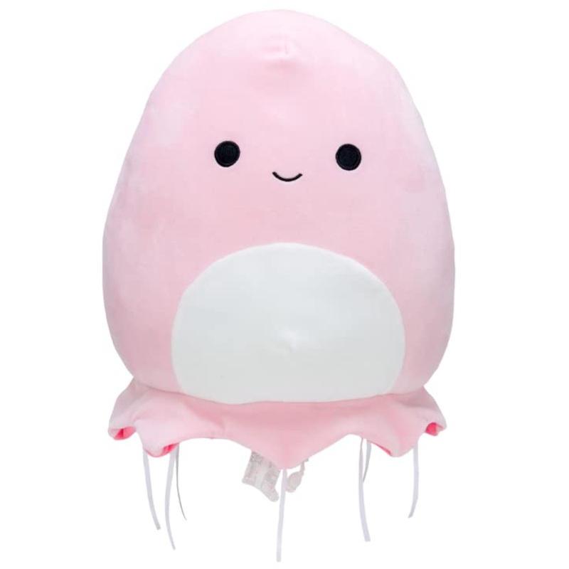Squishmallow Jellyfish 20 Cm (8 Inch) Jayda Pink Sealife Plush Stuffed Animal Super Soft Cuddle Pillow