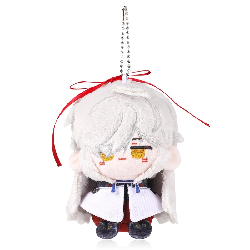 Utiehd Honkai Star Rail Plush Keychains, Cute 4-Inch Collectible Dolls - Compact Size For Bags And Keys For Fans (Jing Yuan)