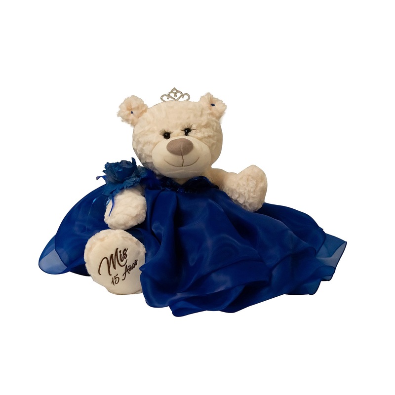 20' Quince Anos Quinceanera Last Doll Teddy Bear With Dress (Centerpiece) ~Royal Blue~ B16831-15