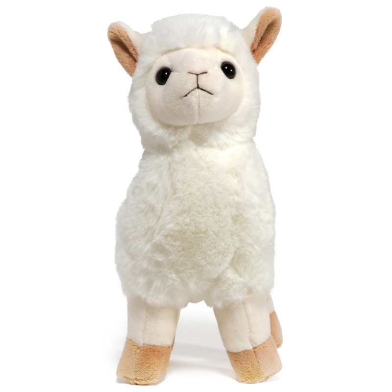 Bearington Alma Plush Stuffed Animal Llama, 10 Inches
