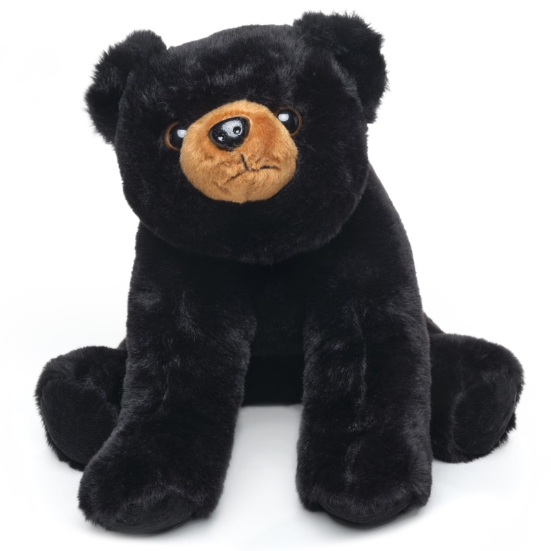 Bearington Bandit Plush Stuffed Animal Black Bear Teddy, 18'