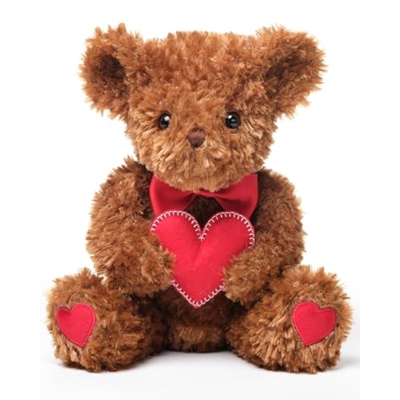 Bearington Collection I Love You More Valentines Teddy Bear, 6 Inch - Valentine'S Day Stuffed Animals Ideal Plushies Gift For Kids & Girlfriends