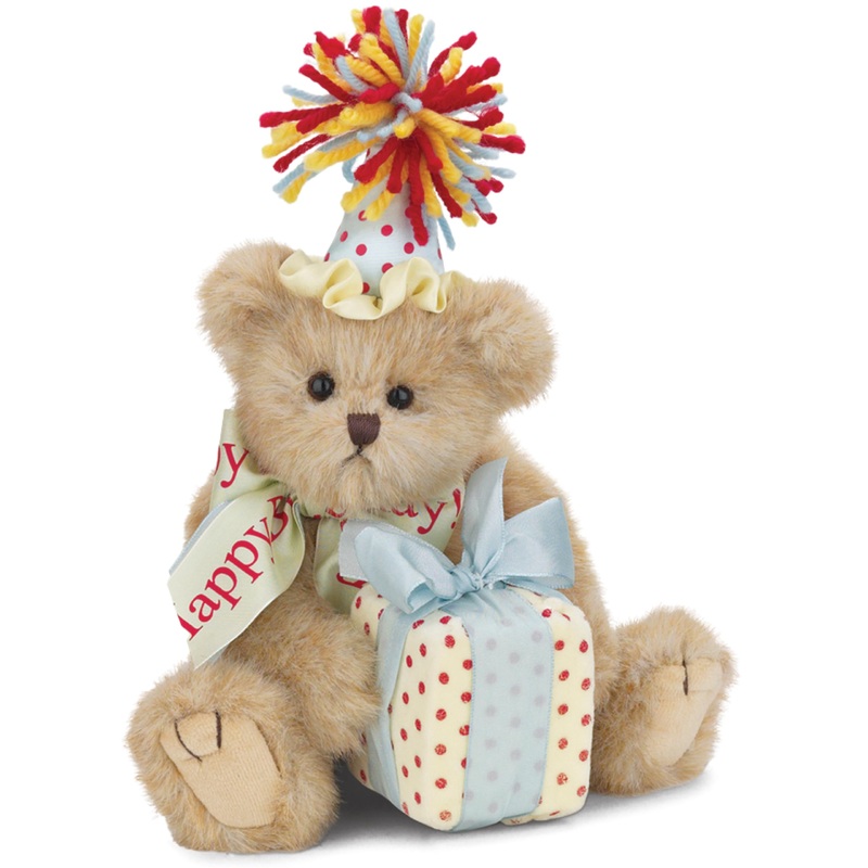Bearington Happy Birthday Plush Suffed Animal Teddy Bear, 10'