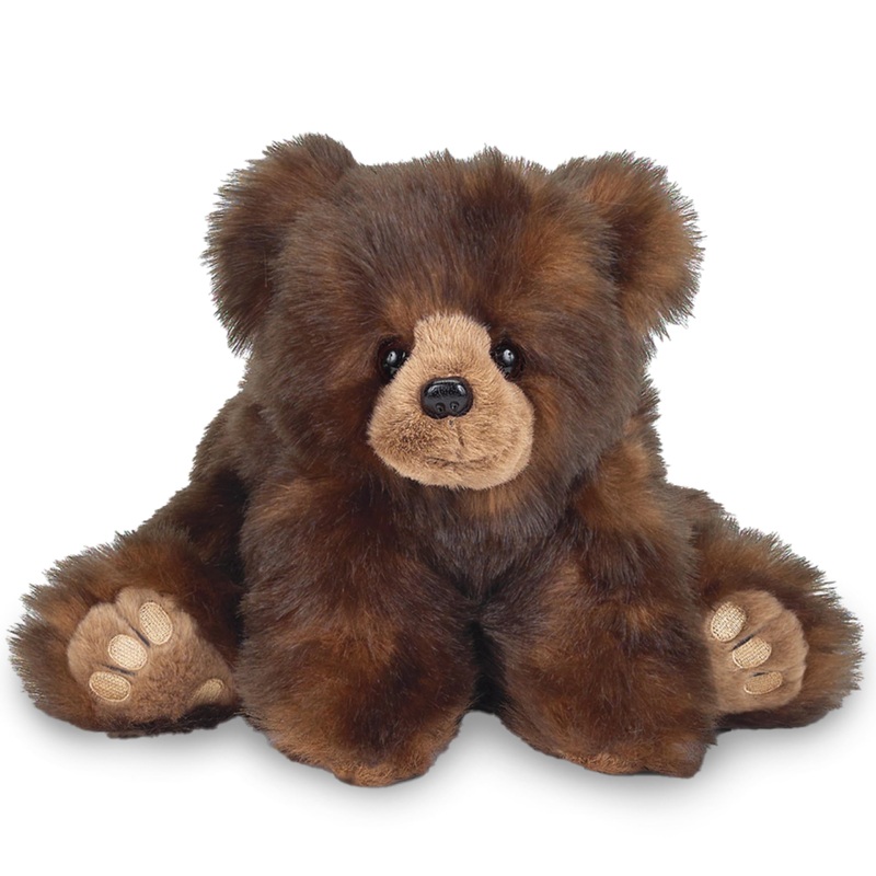 Bearington Huggy Ben Plush Stuffed Animal Brown Grizzly Bear, 19'