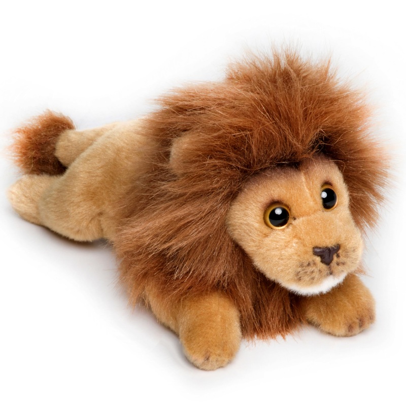 Bearington Lil' Prince Small Plush Stuffed Animal Lion, 9 Inches