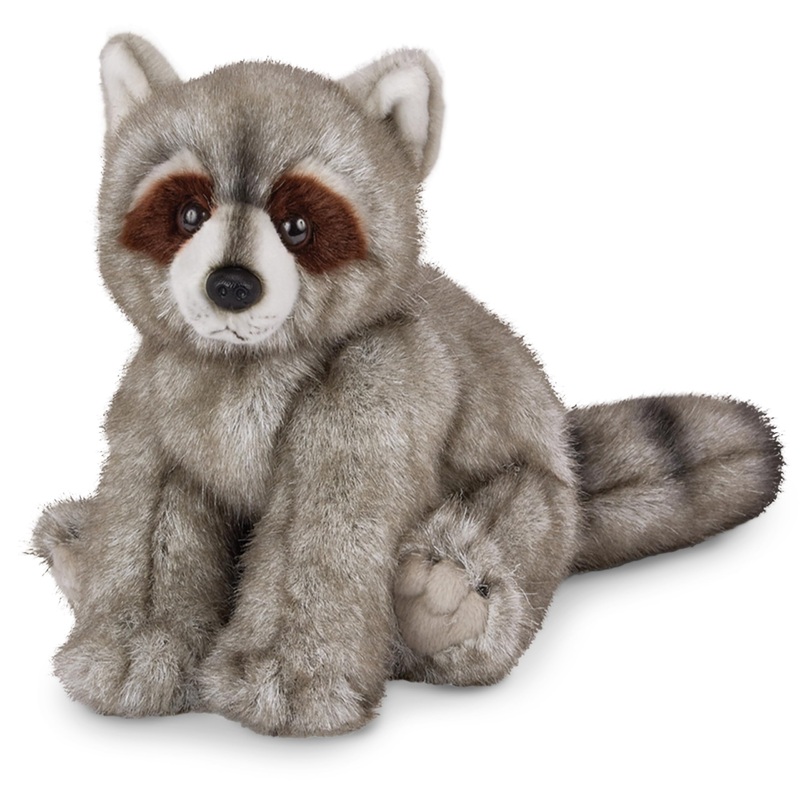 Bearington Rocko Plush Stuffed Animal Raccoon, 13 Inches