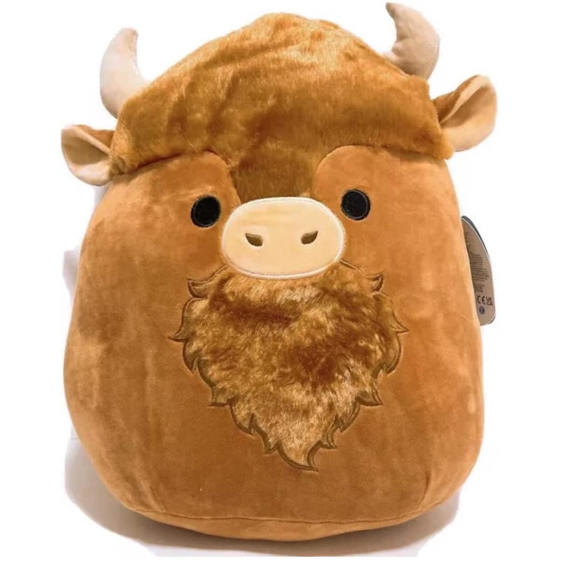 Squishmallow Official Kellytoy Plush Collectible Farm Squad Squishy Soft Animals (Wilfred Bison, 8 Inch)