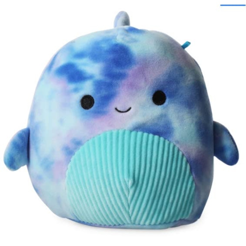 Squishmallows Official Kellytoy Plush 7.5 Inch Squishy Stuffed Toy Animal (Cyan The Blue Whale)