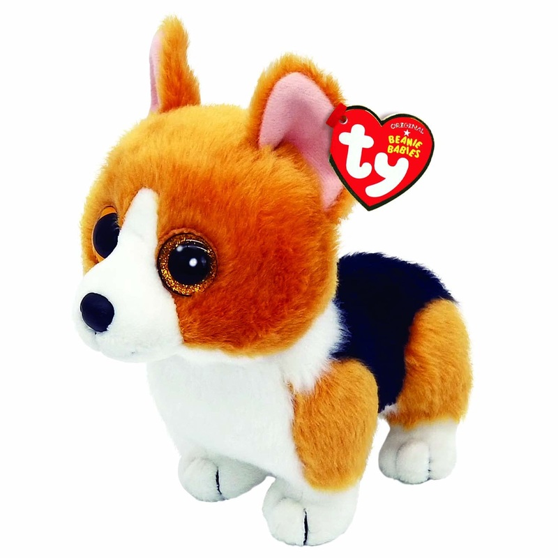 Ty Beanie Boos Colin Corgi 6' - Beanie Baby Soft Plush Toy - Collectible Cuddly Stuffed Teddy