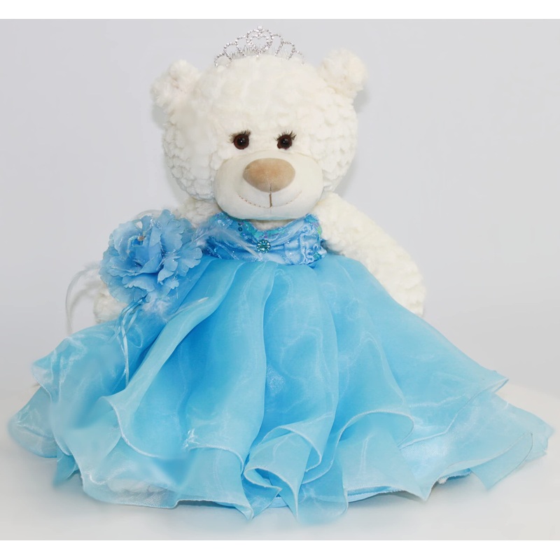 20' Quince Anos Quinceanera Last Doll Teddy Bear With Dress (Centerpiece) ~Babyl Blue~ B16831-4