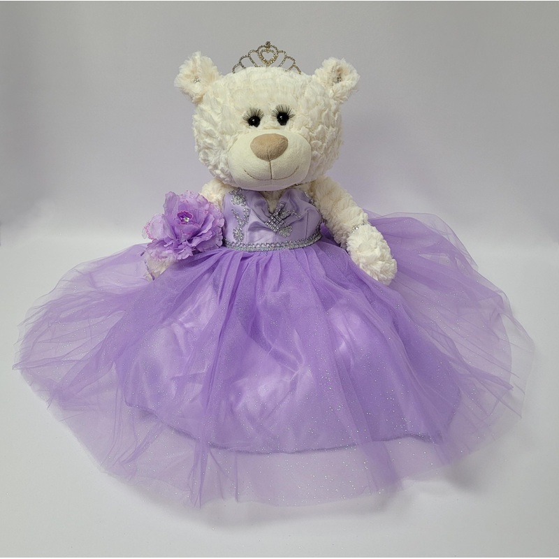 Kinnex Collections Since 1997 20' Quince Anos Quinceanera Last Doll Teddy Bear With Dress (Centerpiece) ~ Arc16831-5 (Lavender)