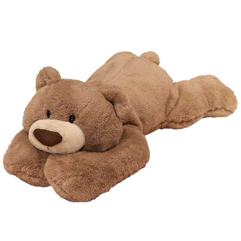 Ronivia Weighted Stuffed Animals, 19.7'' 3.3Lbs Weighted Bear Stuffed Animal Toy Cute Brown Bear Plush Pillow Weighted Plush Ani