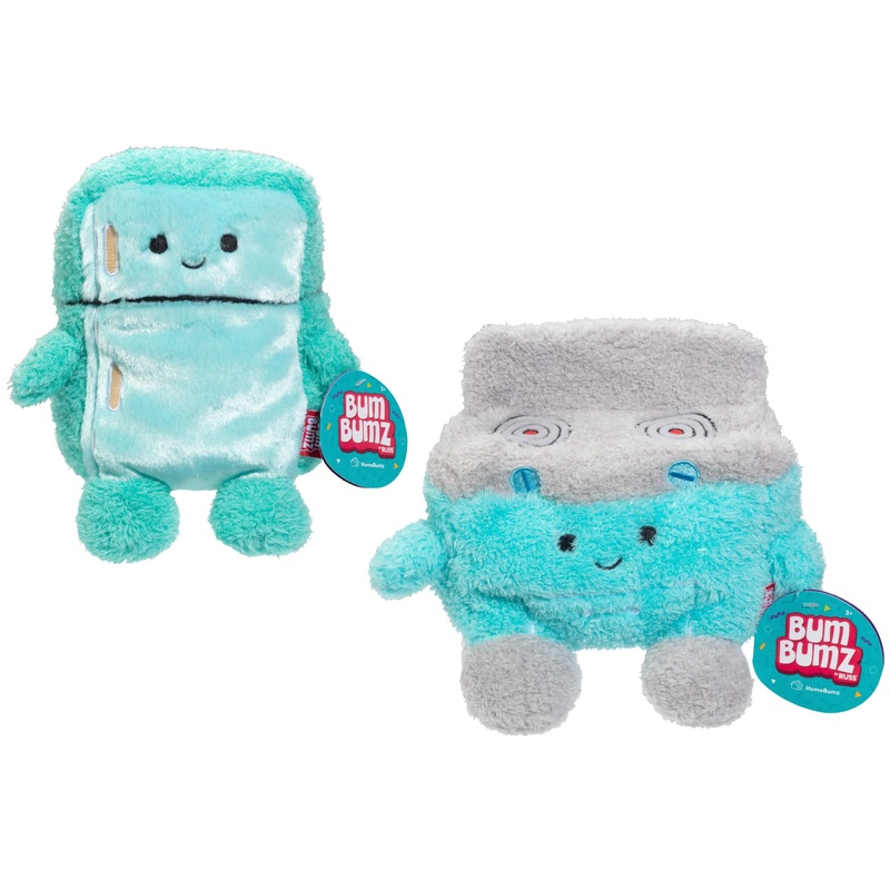 Bumbumz 7.5 Inch Oven Olan & Refrigerator Reina Homebumz Plush 2-Pack - Officially Licensed - Collectible Soft Stuffed Animal To