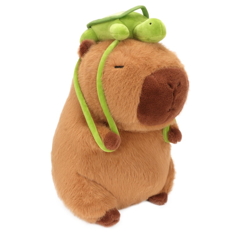 Chdblock Capybara Stuffed Animals,Capybara Plush Toys,Kawaii Rodents,Capybara Plushie Toys,Cute Capybara Stuffed Animals,Turtle