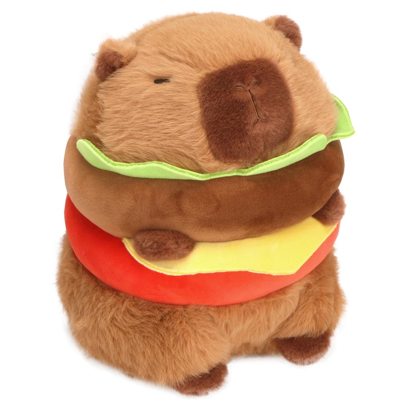 Chdblock Hamburger Capybara Cute Capybara Stuffed Animal Capybara Plush Toys Kawaii Capybara Capybara Plushie The Best Birthday