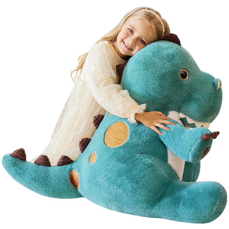 Earthsound Giant Dinosaur Stuffed Animal Plush Toy,Large Jumbo 23'' Cute Soft Toys,Big Size Huge Fluffy Plushy Oversized Fat Plu