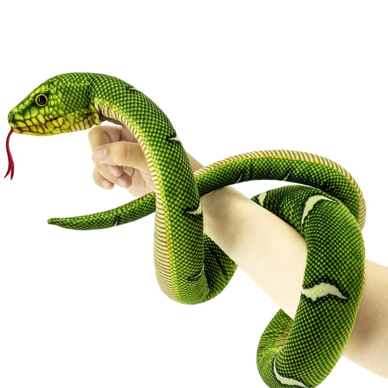 Yohaki Snake Plush Toy, 52'' Washable Simulated Snake Plush Giant Cuddle Toy, Soft And Cute Kids Gift For Boys And Girls, Birthd