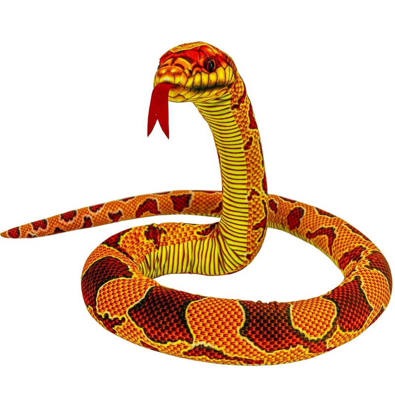Yohaki Snake Plush Toy, 59'' Large Washable, Giant Simulation Plush Cuddle Toy, Soft And Cute Children'S Gift For Boys And Girls