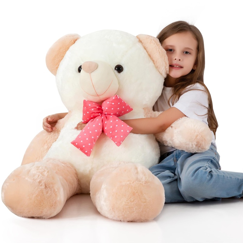 Zgxiong Big Teddy Bear Giant Stuffed Animal Big Plushies Large Stuffed Animals 3 Feet Stuffed Bear Huge Teddy Bear Valentines Da