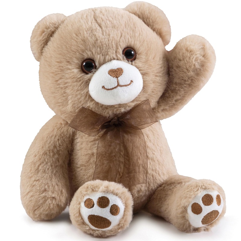 Zgxiong Brown Teddy Bear Stuffed Animal Small Teddy Bear With Heart Plush Toys Stuffed Animals For Her Cute Stuffed Animals Tedd