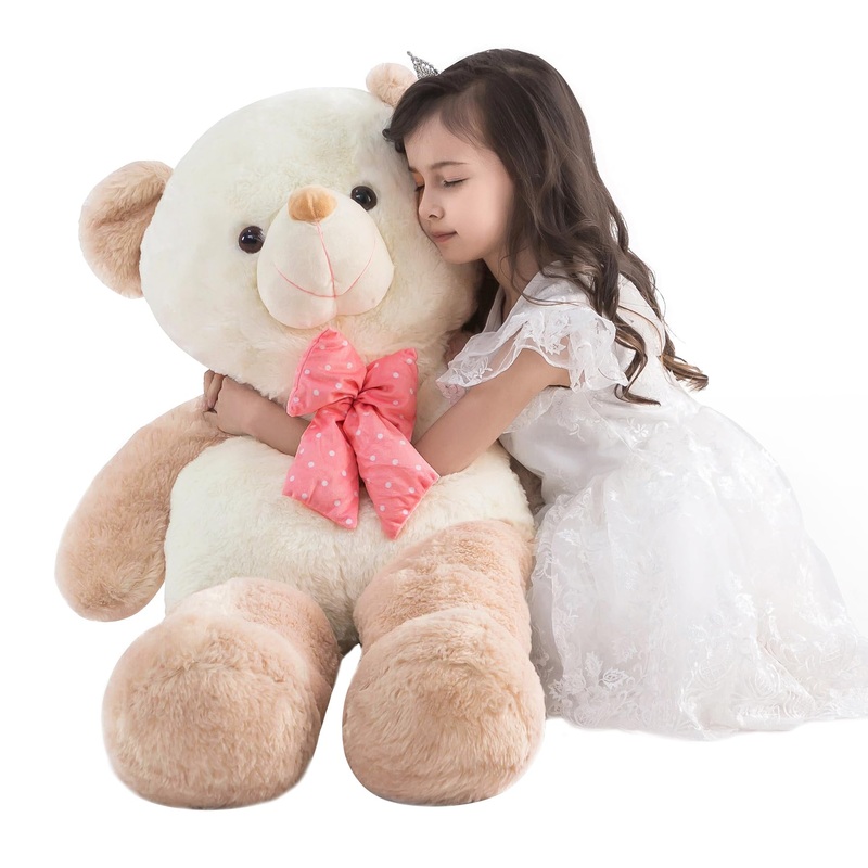 Zgxiong Giant Teddy Bear Stuffed Animals For Girls 4 Feet Big Teddy Bear Plushies Giant Stuffed Animal Large Teddy Bears Plush T