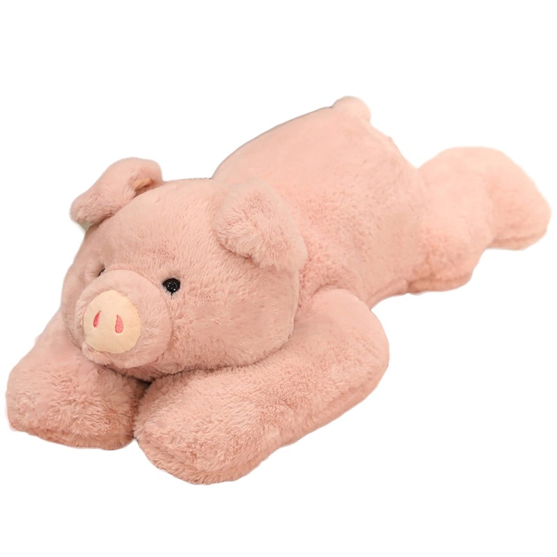 Ronivia Weighted Stuffed Animals, 19.7'' 3.3Lbs Weighted Pig Stuffed Animal Toy Cute Pink Pig Plush Pillow Weighted Plush Animal