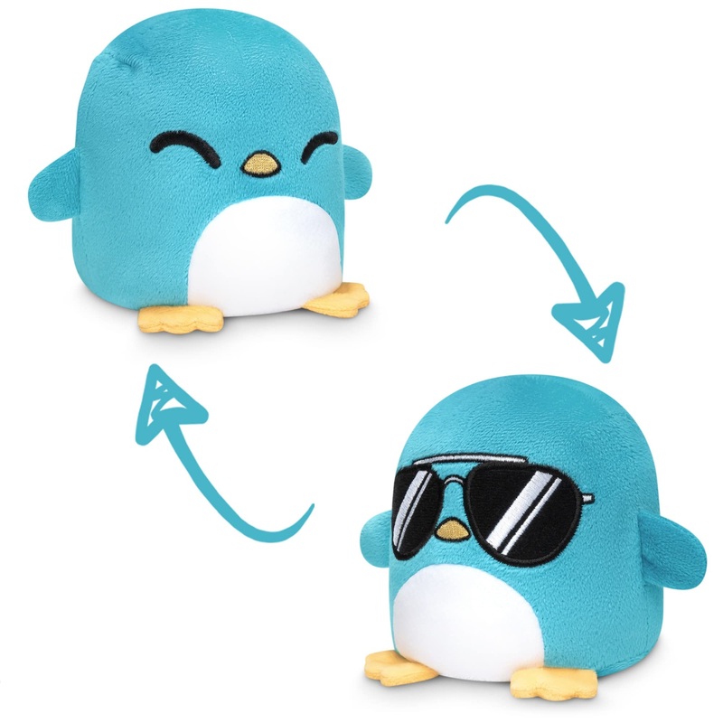 Teeturtle - Plushmates - Father'S Day - Cool Sunglasses Penguin - Huggable And Soft Sensory Fidget Toy Stuffed Animals That Show