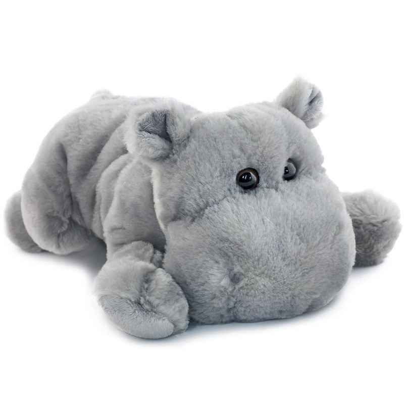 Tigerhart Huck The Hippo - 12 Inch Stuffed Animal Plush