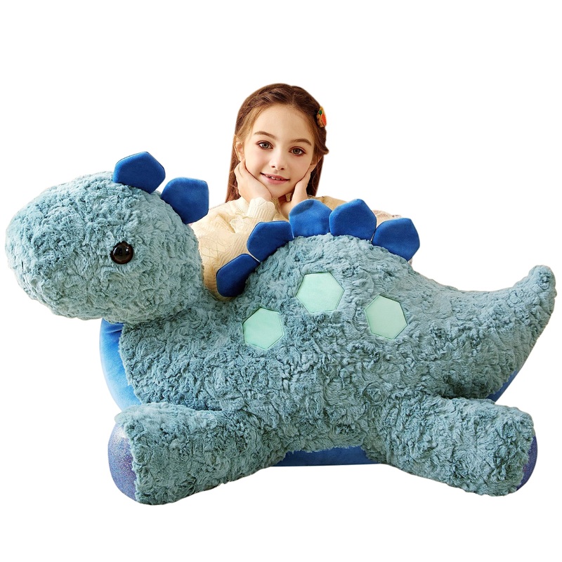 Tumyay Giant Stegosaurus Stuffed Animal Plush Soft Toy,30'' Large Dinosaur Toys Jumbo Cute Big Size Huge Plushy Fat Plushie,Birt