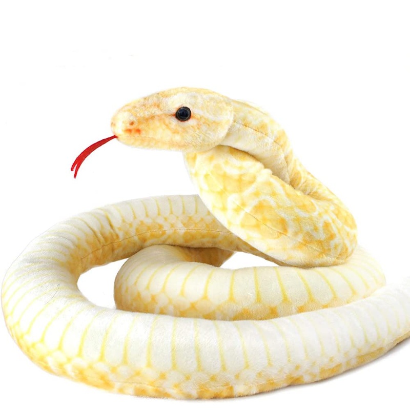 Xshelley 120 Inch High Simulation Extra Long Snake, Soft Plush Toy, Snake Stuffed Animal, Large Stuffed Animal Toy, Children'S T