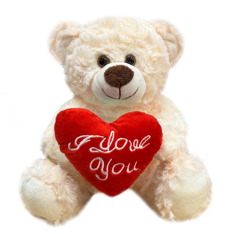 Yolinyoish Stuffed Teddy Bear Dolls With Heart Cute Animal Plush Toy For Girlfriend Mom Anniversary Valentines Birthdays Gifts 1