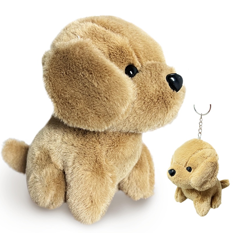 Brown Dog Stuffed Animals, Kawaii Plush Toys For Girls And Boys, Mini Dog Plush Toys Keychain, Cute Dog Plushies, Soft Puppy Stu
