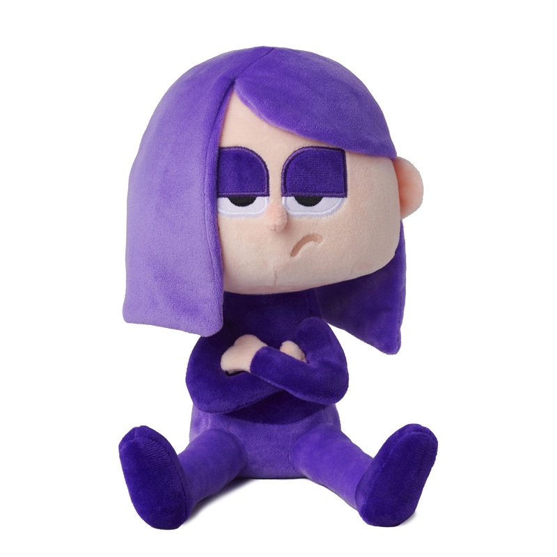 Duolingo Lily Plush - Officially Licensed - Premium Plushie, Purple, 10''