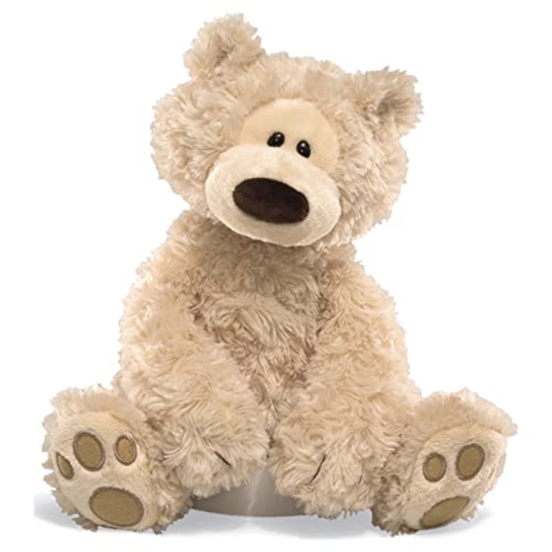 Gund Philbin Teddy Bear Stuffed Animal Plush, Beige, 12''