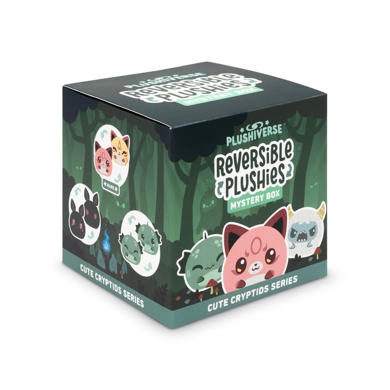 Teeturtle 3'' Reversible Mystery Box Plushie - Cute Cryptids Series - Surprise Soft Stuffed Animal Blind Box