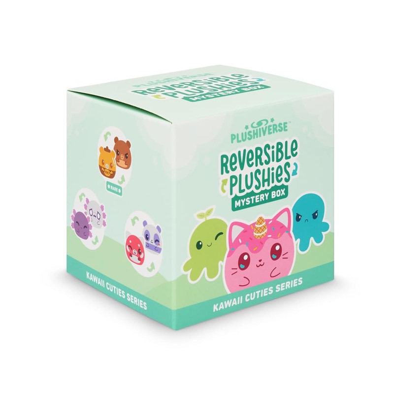 Teeturtle 3'' Reversible Mystery Box Plushie - Kawaii Cuties Series - Surprise Soft Cute Stuffed Animal Blind Box