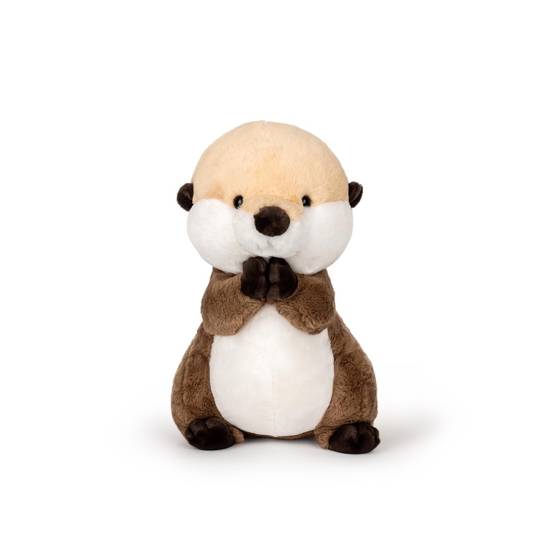 Wanwu World Sea Otter Stuffed Animal 15.7'' Cute River Otter Plush Standing River Otter Plush Toy Christmas Birthday Gift For Ki