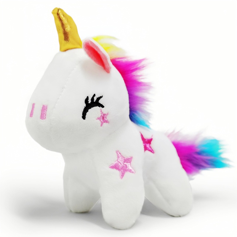 White Unicorn Stuffed Animals, Kawaii Plush For Girls And Boys, Soft Cuddly Unicorn Plush Toys Keychain, Fun And Cute Mini Stuff