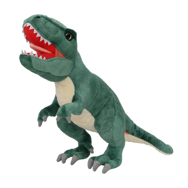 Wilomis 12'' T-Rex Stuffed Animals, Green T-Rex Dinosaur Plush Toy, Dinosaur Stuffed Animals For Boys