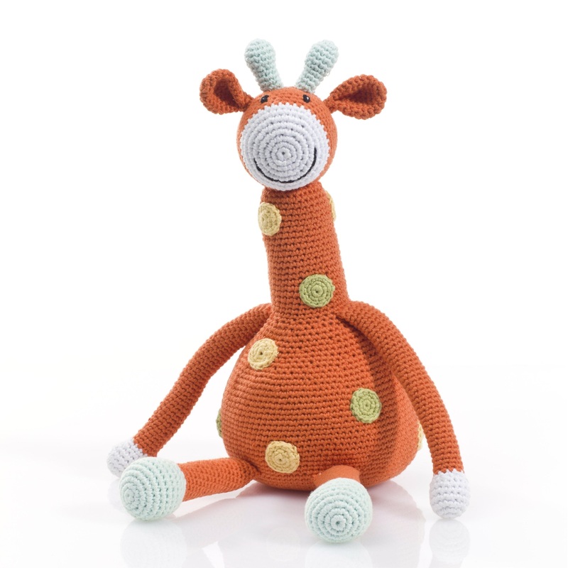 Best Years Fairtrade Crochet Giraffe, 1 Ea