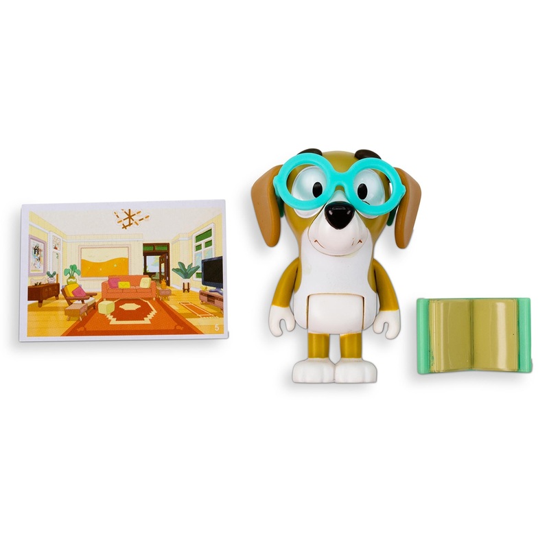 Bluey Action Figure Story Starter Pack | Honey & Book