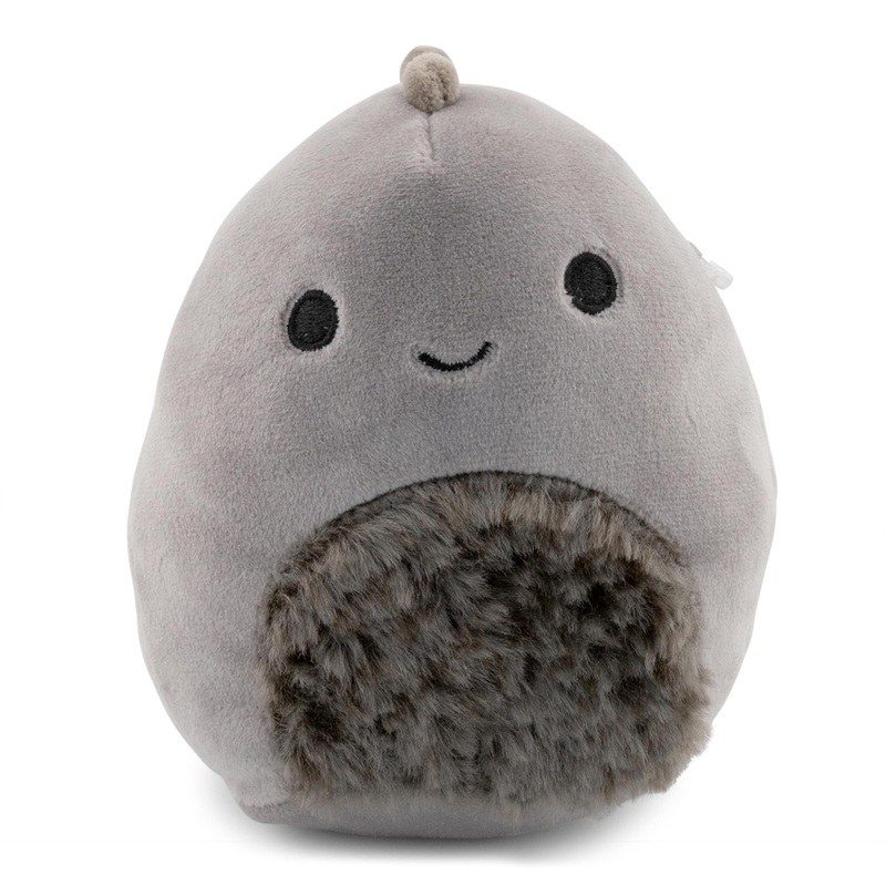 Squishmallows Cozy Squad 5 Inch Plush  Lang The Gray Dinosaur