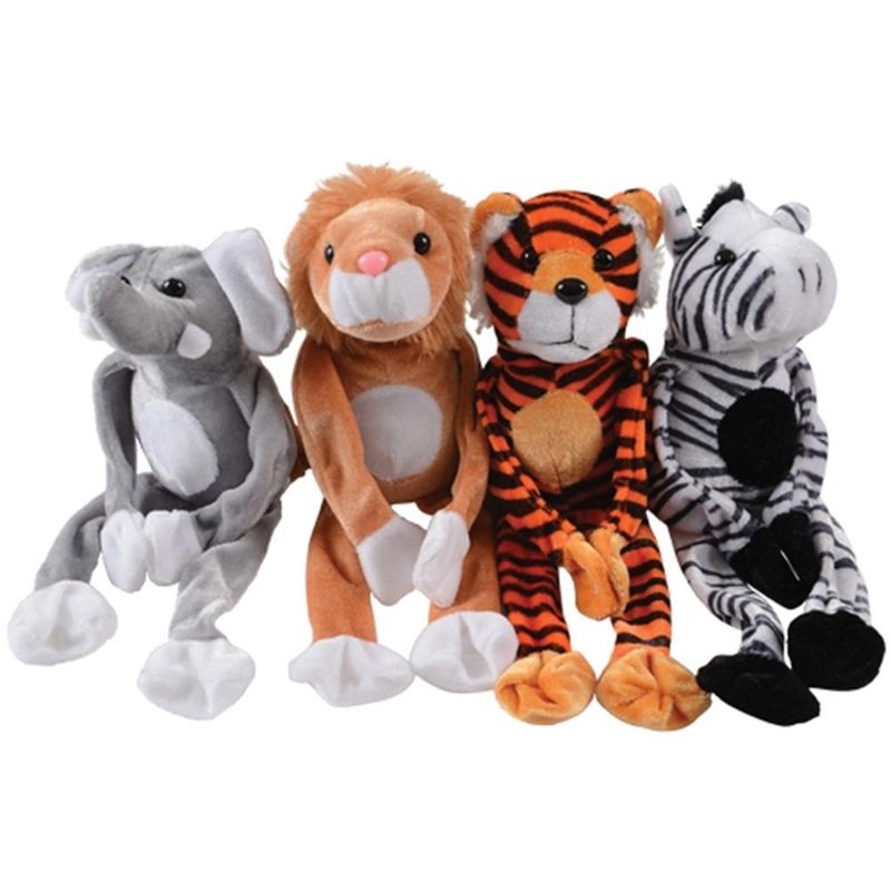 U.S. Toy Sb463 Wild Animals With Velcro Hands
