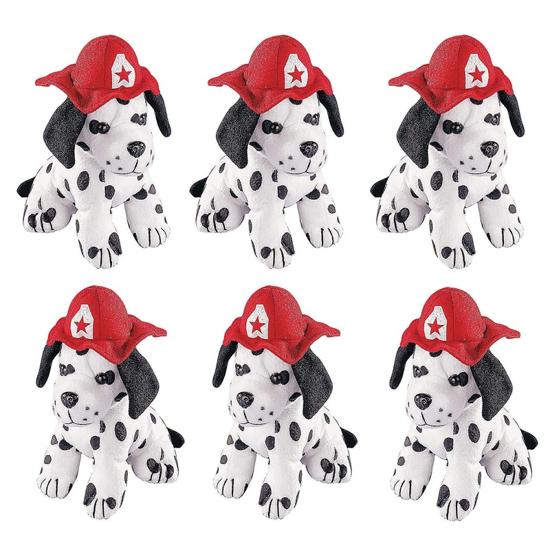 4E'S Novelty Dalmatians Stuffed Animals, Soft Plush Dalmation Dogs (12 Pack) Marshall Puppy Plush Toys For Kids, Great Party Fav