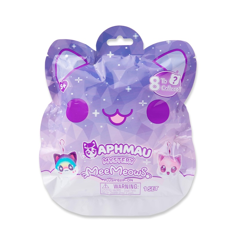 Aphmau 6700 Meemeows Mystery Clip-On Toys, Collectible Mini Plush, 1 Of 8 Possible Characters, Official Merch-Styles May Supplie