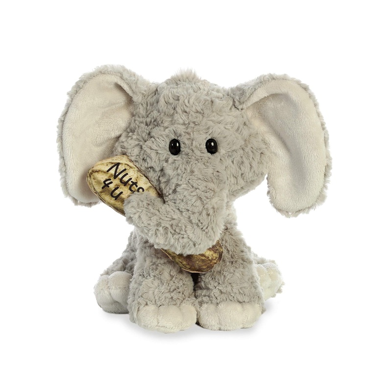 Aurora - Valentine Items - 9.5'' Nuts For You Elephant