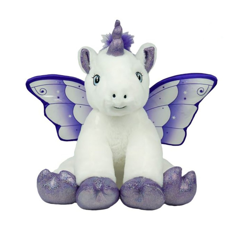 Cuddly Soft 16 Inch Crystal The Unicorn...We Stuff 'Em...You Love 'Em!