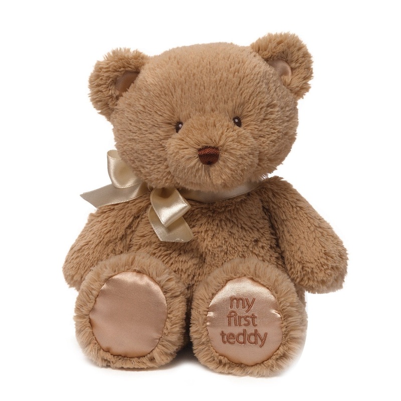 Gund Baby My First Teddy Bear, Ultra Soft Animal Plush Toy For Babies And Newborns, Tan, 10
