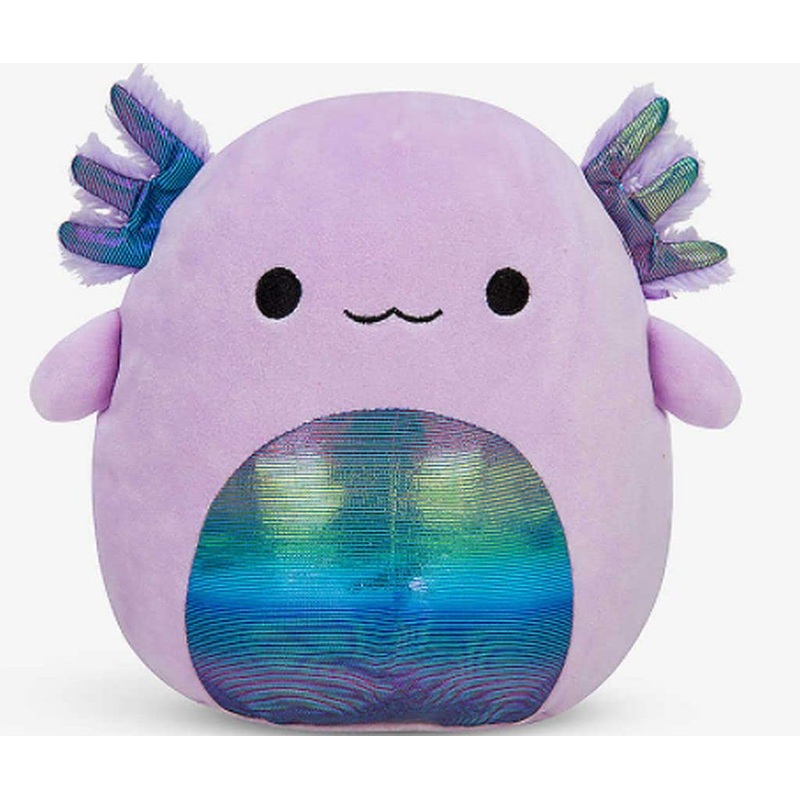 Squishmallows 7.5'' Monica The Purple Rainbow Axolotl Plush Stuffed Animal Soft Toy