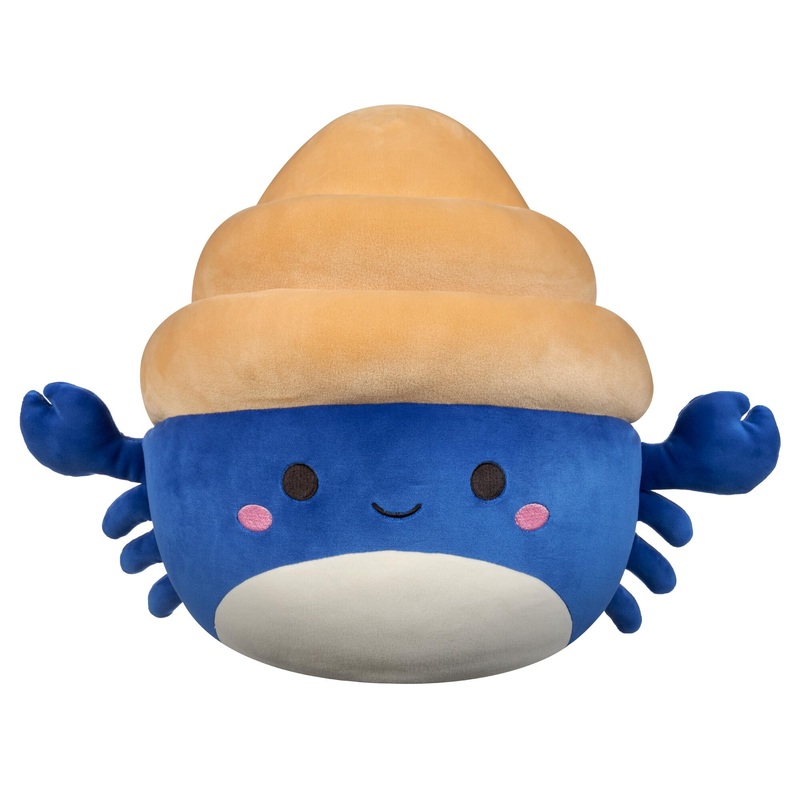Squishmallows Original 12-Inch Lenore Navy And Tan Hermit Crab - Official Jazwares Plush (Medium-Sized)